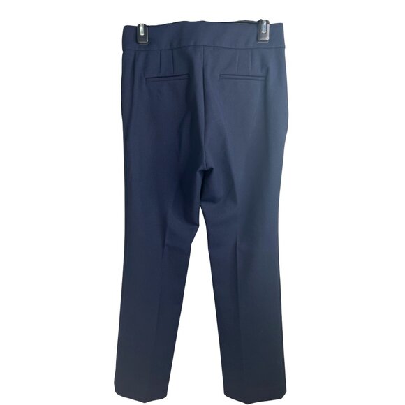 J.Crew Edie Navy Perfecting Pockets Slim Trouser Pants Womens Size 4 - Picture 14 of 16